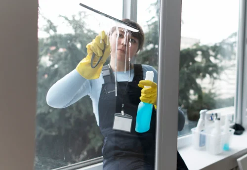 Nettoyage de vitres intérieures et extérieures aux Belleville
